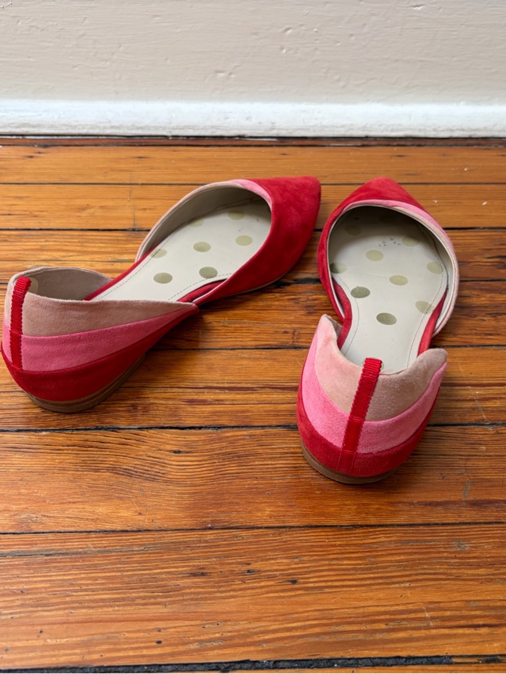 Boden Henrietta color block suede flats size 39 - Picture 4 of 5
